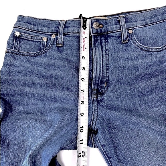 Madewell The Mid Rise Perfect Vintage Jean size 29 Distressing 10” rise - Picture 9 of 14